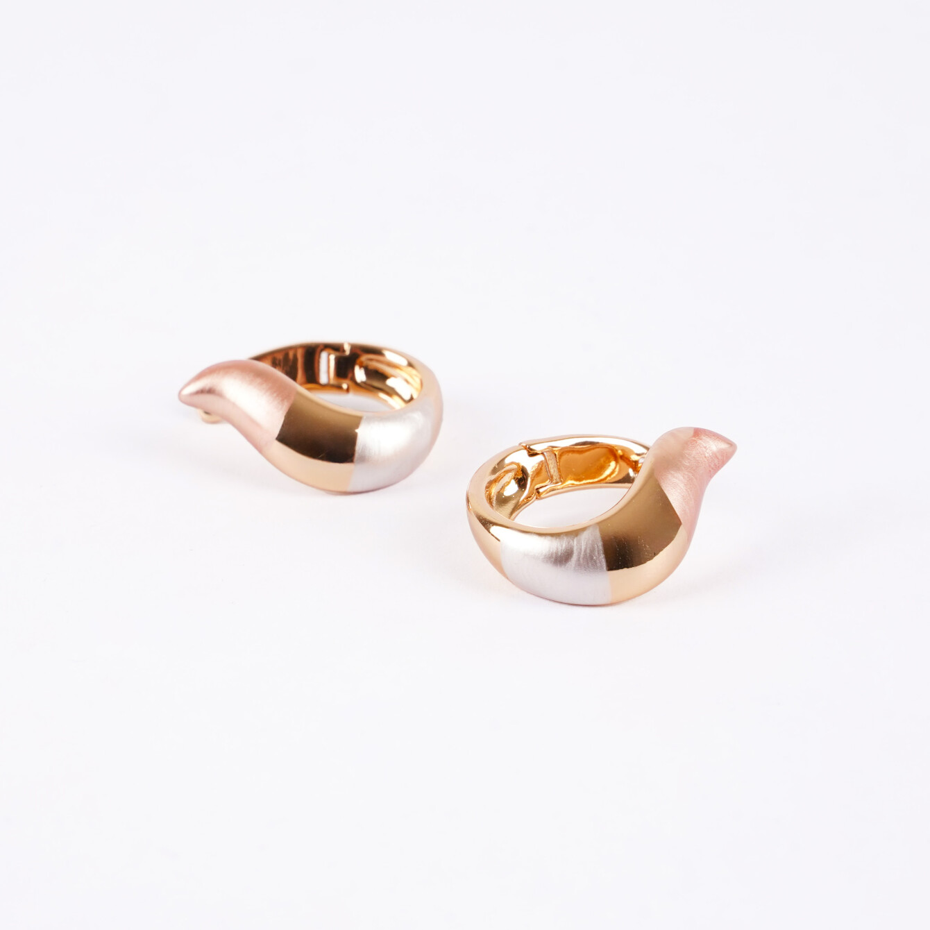 Altın Kaplama Minimalist Küpe - 2