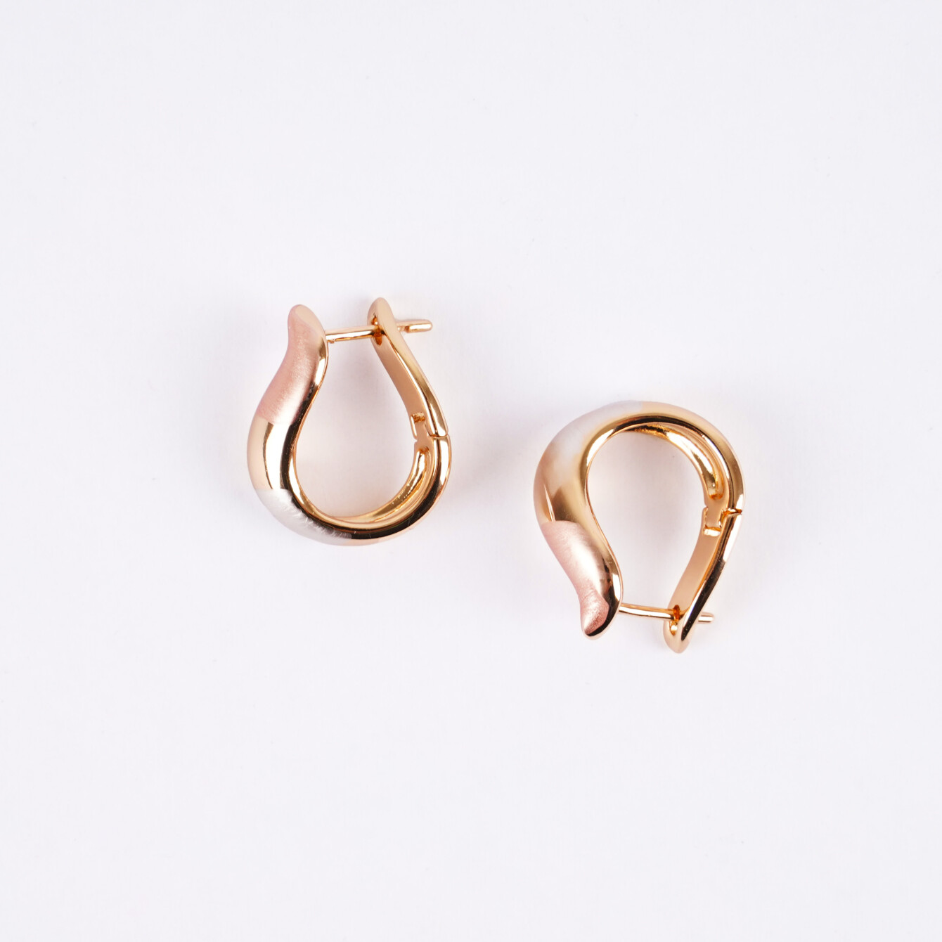 Altın Kaplama Minimalist Küpe - 3