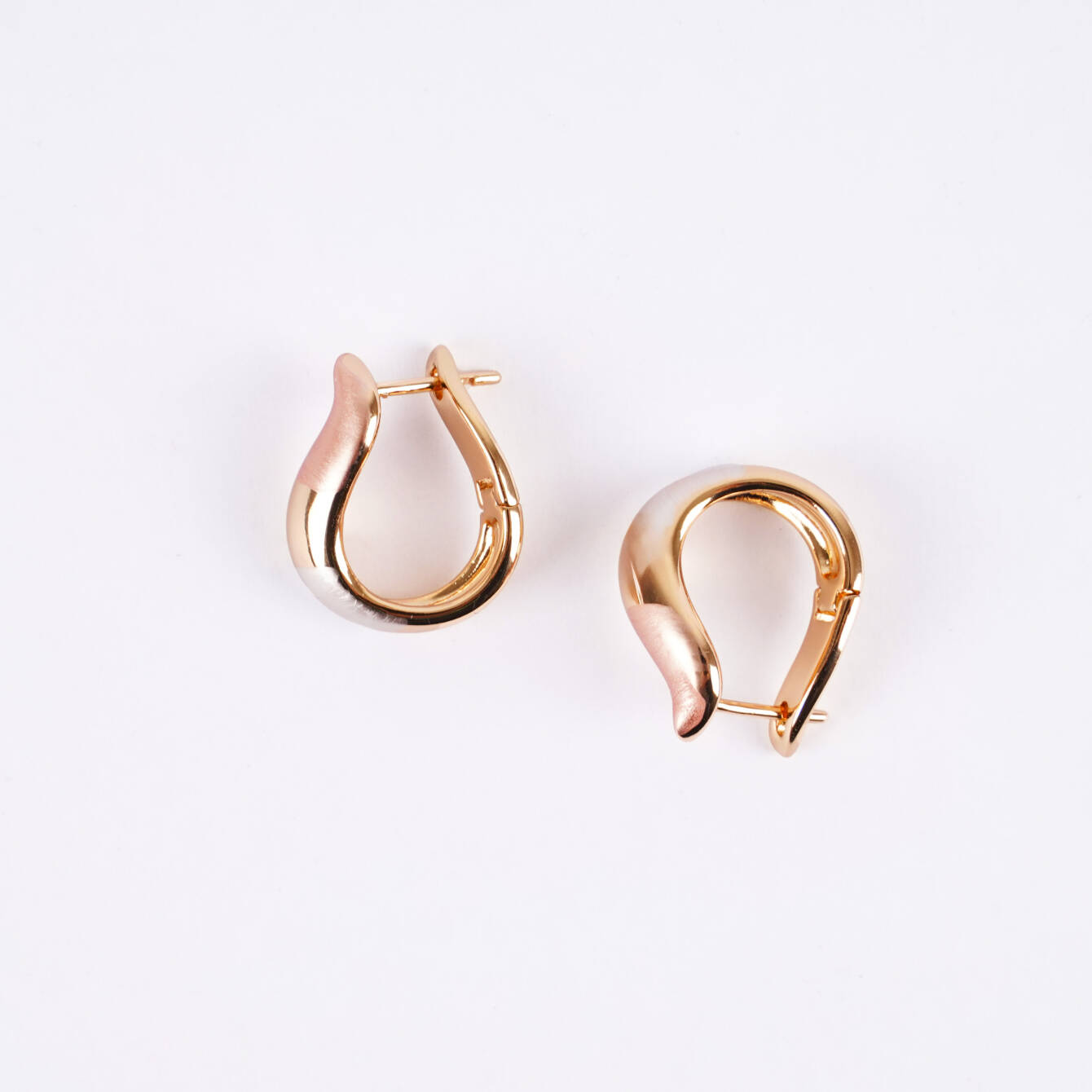 Altın Kaplama Minimalist Küpe - 3