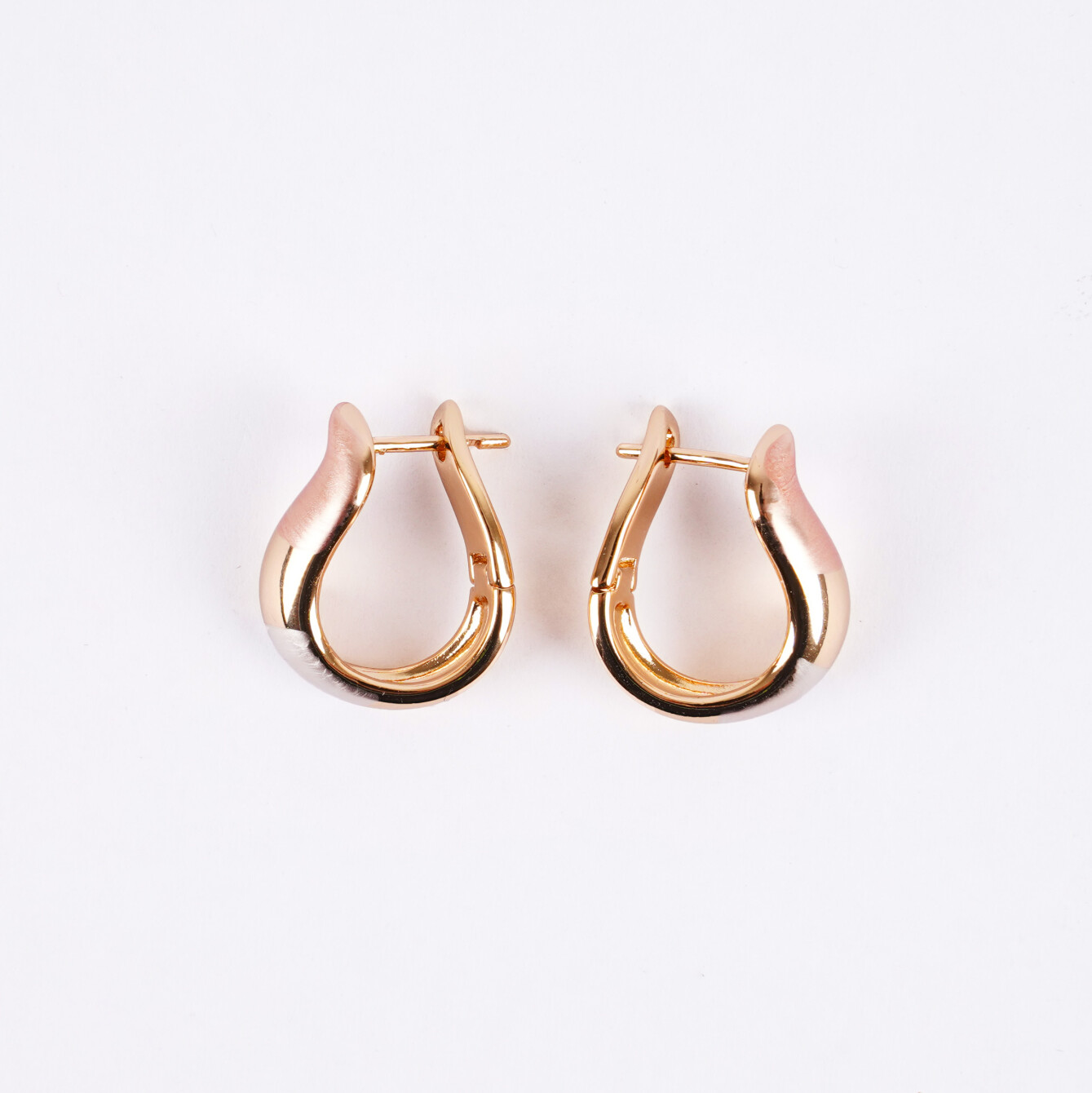 Altın Kaplama Minimalist Küpe - 4