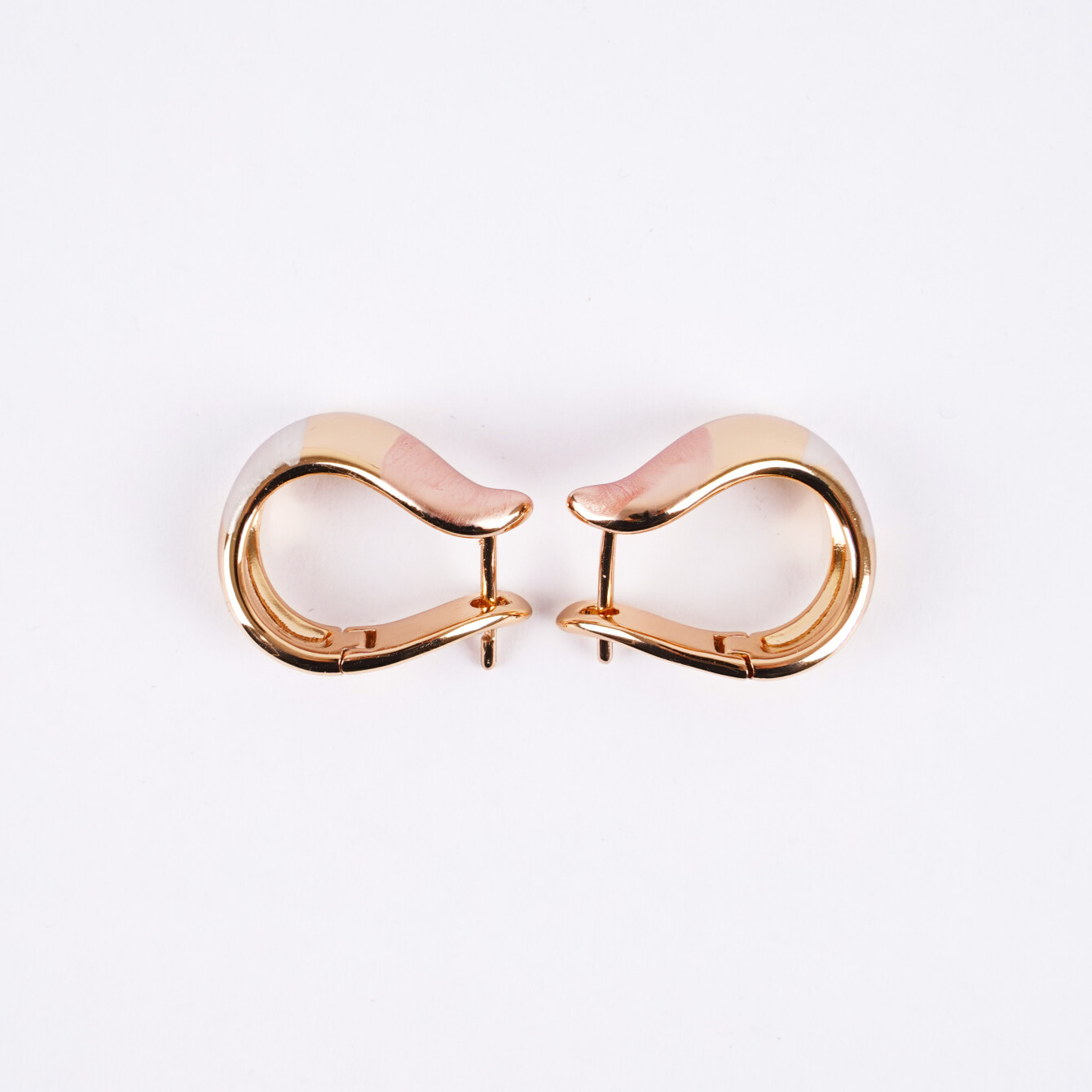 Altın Kaplama Minimalist Küpe - 5