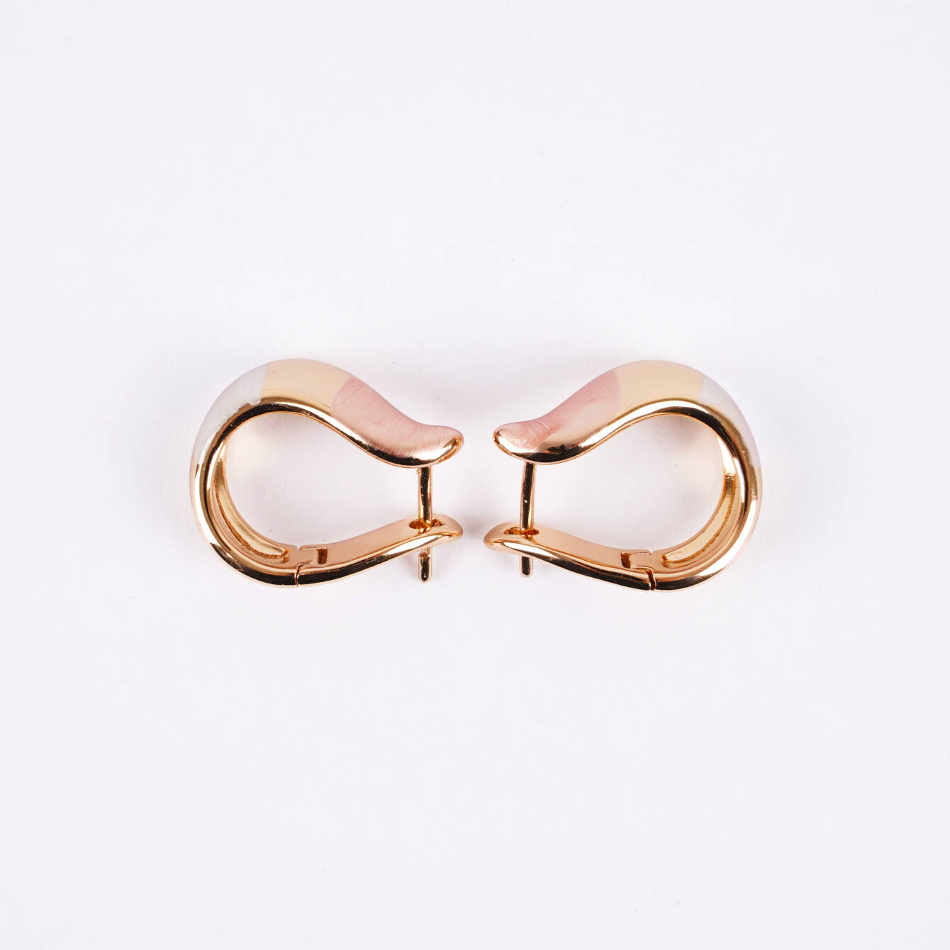 Altın Kaplama Minimalist Küpe - 5