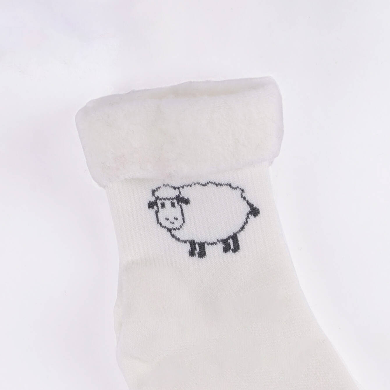 Boutique More Çorap - Beyaz Kuzulu - 2