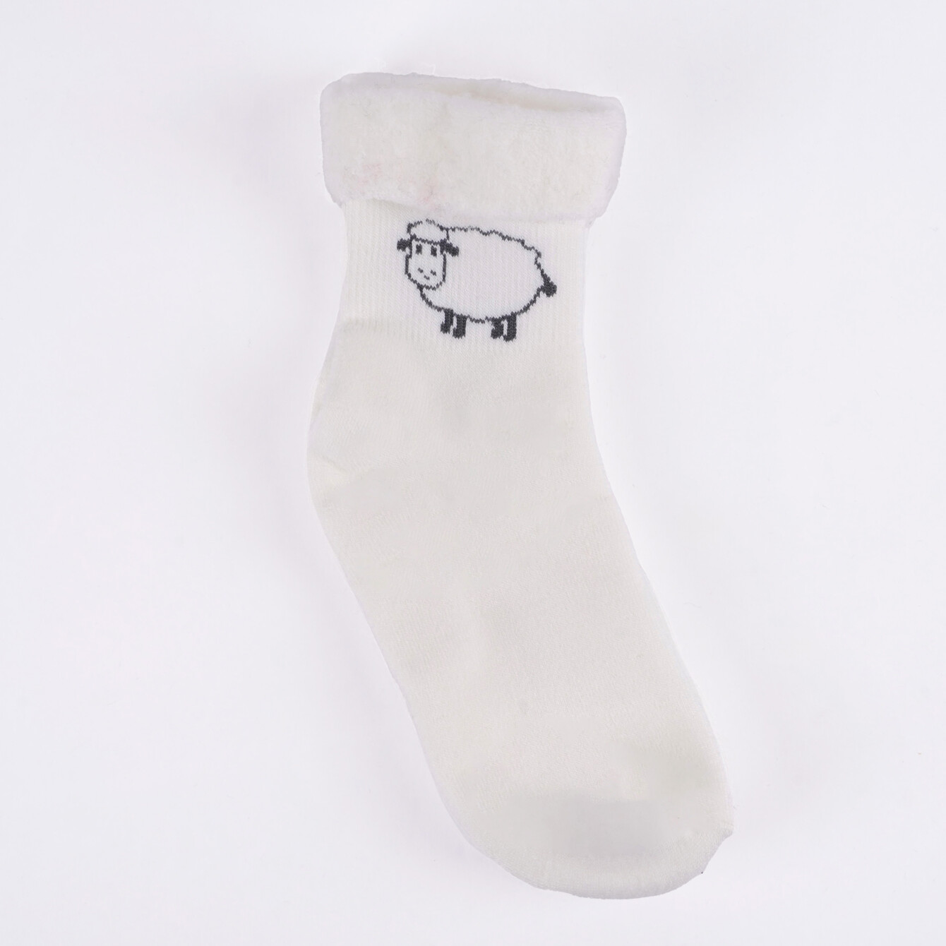 Boutique More Çorap - Beyaz Kuzulu - 