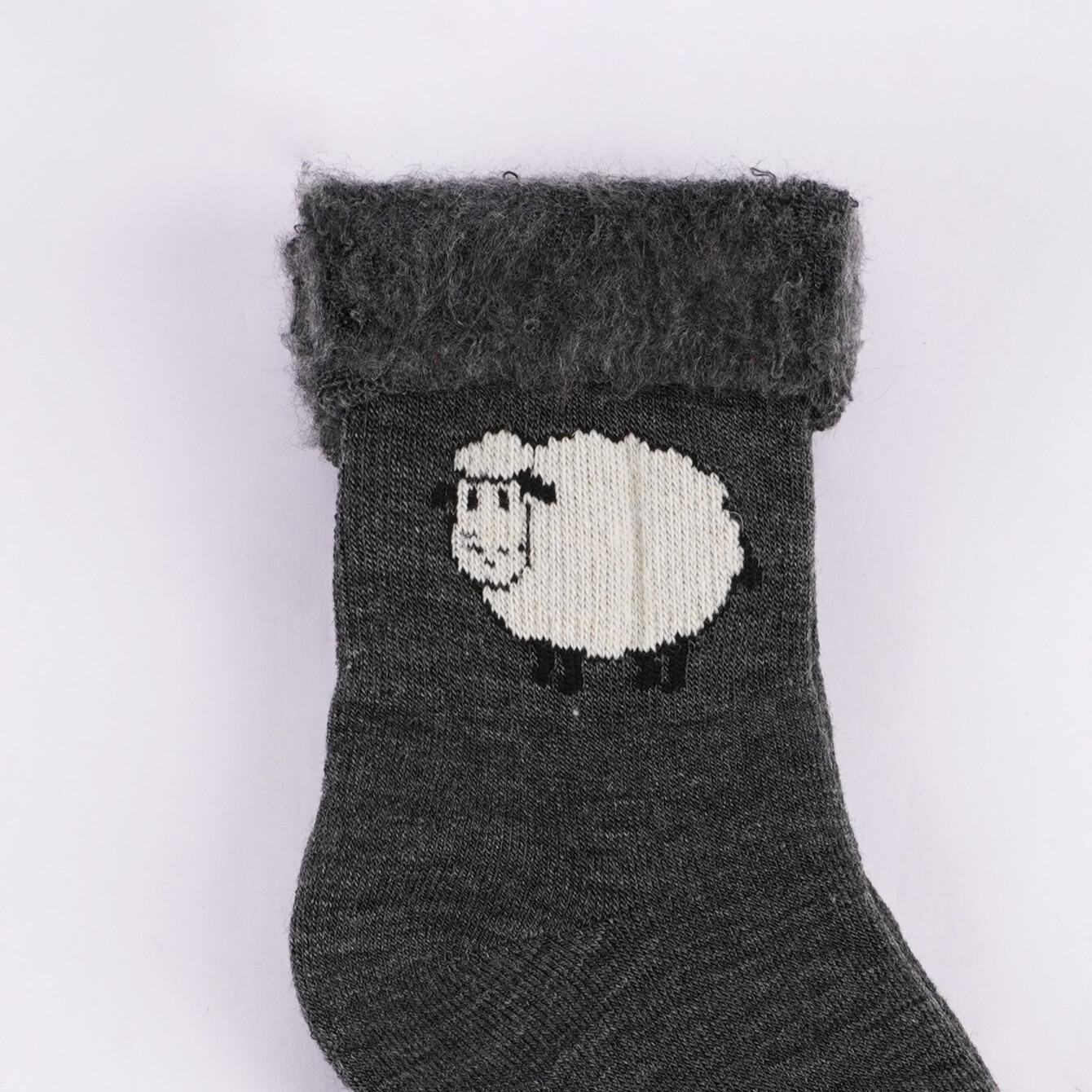 Boutique More Çorap - Gri Kuzulu - 2