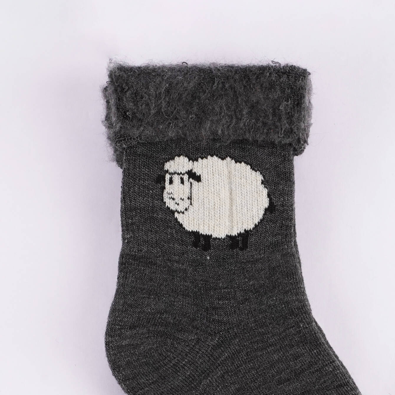 Boutique More Çorap - Gri Kuzulu - 2