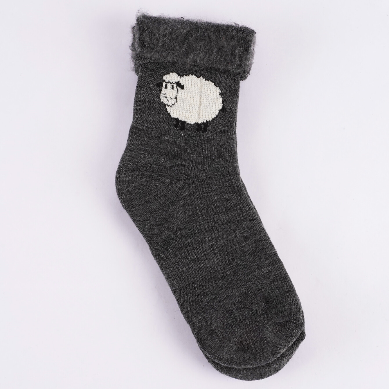 Boutique More Çorap - Gri Kuzulu - 