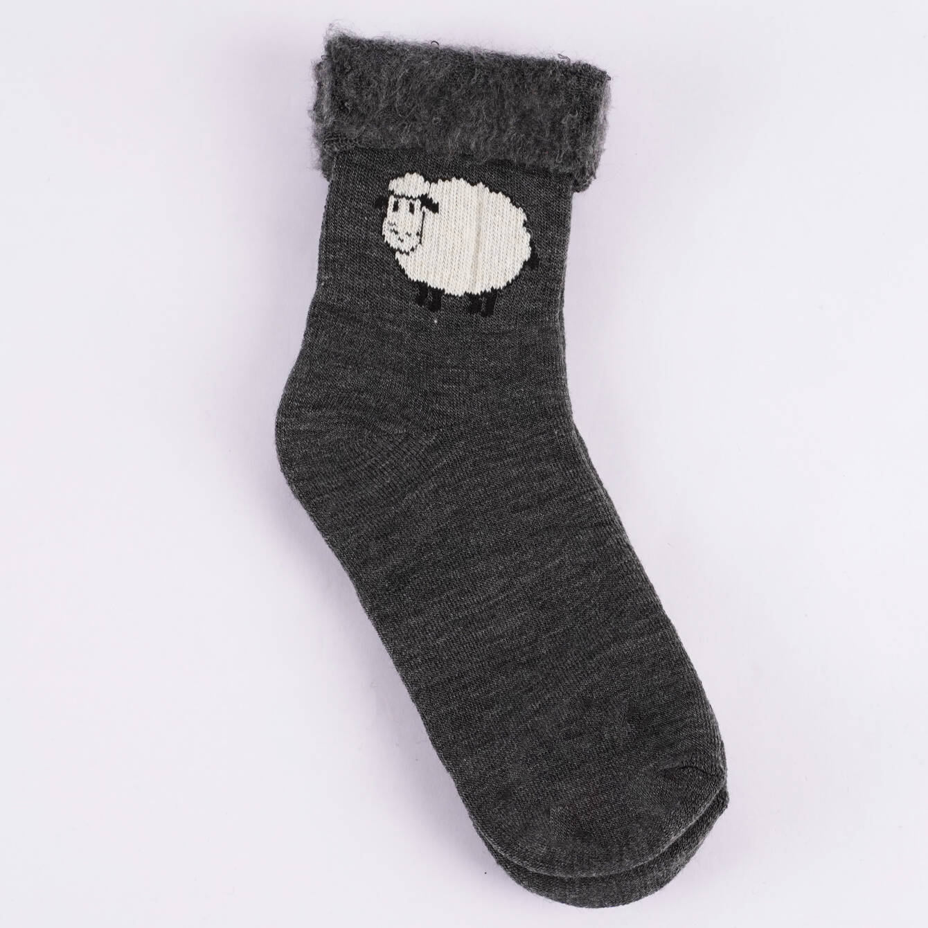 Boutique More Çorap - Gri Kuzulu - 1