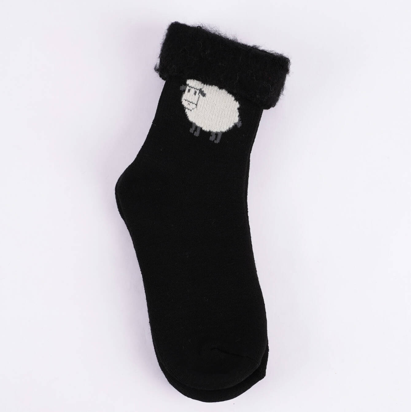 Boutique More Çorap - Siyah Kuzulu - 1
