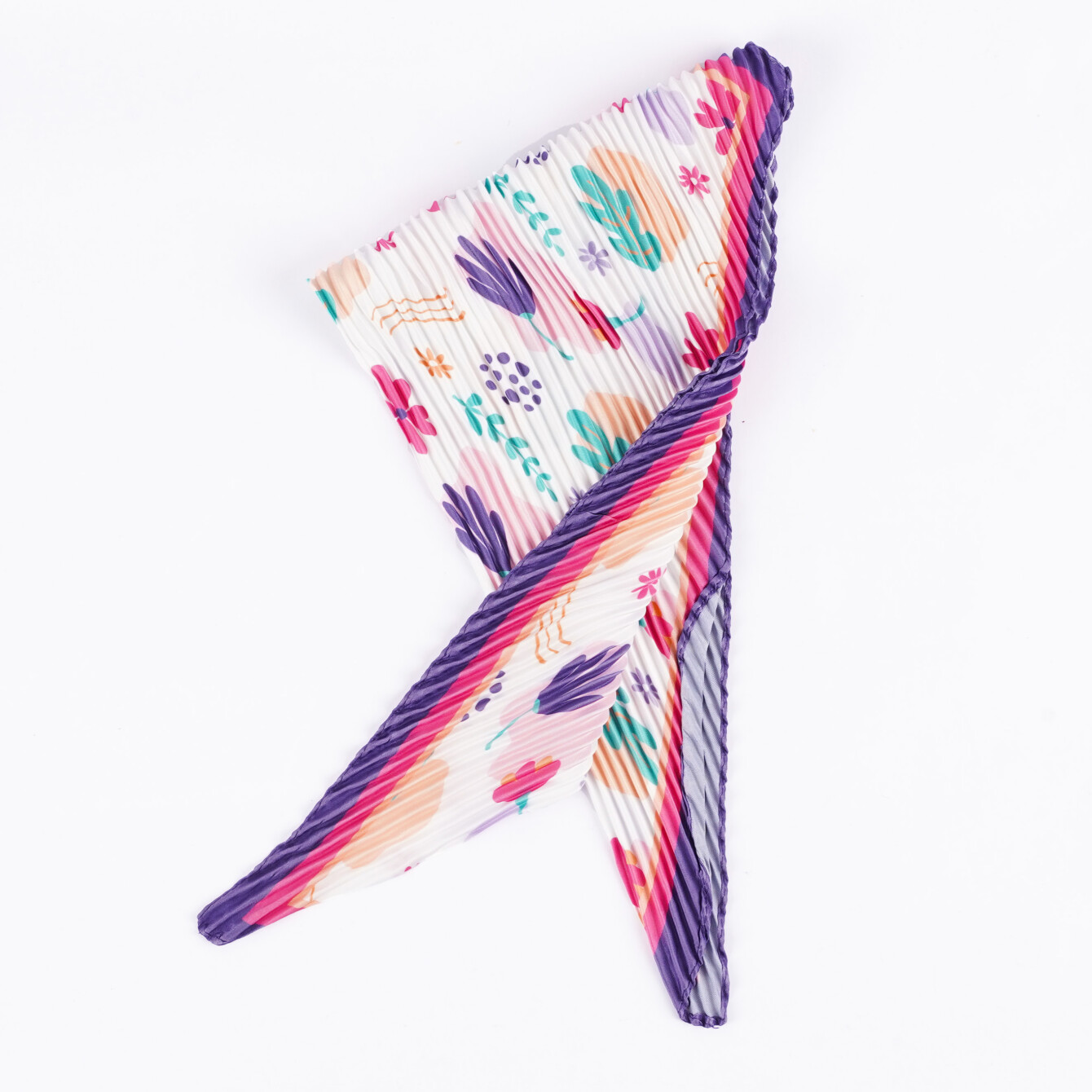 Çiçek Desenli Fular - 2