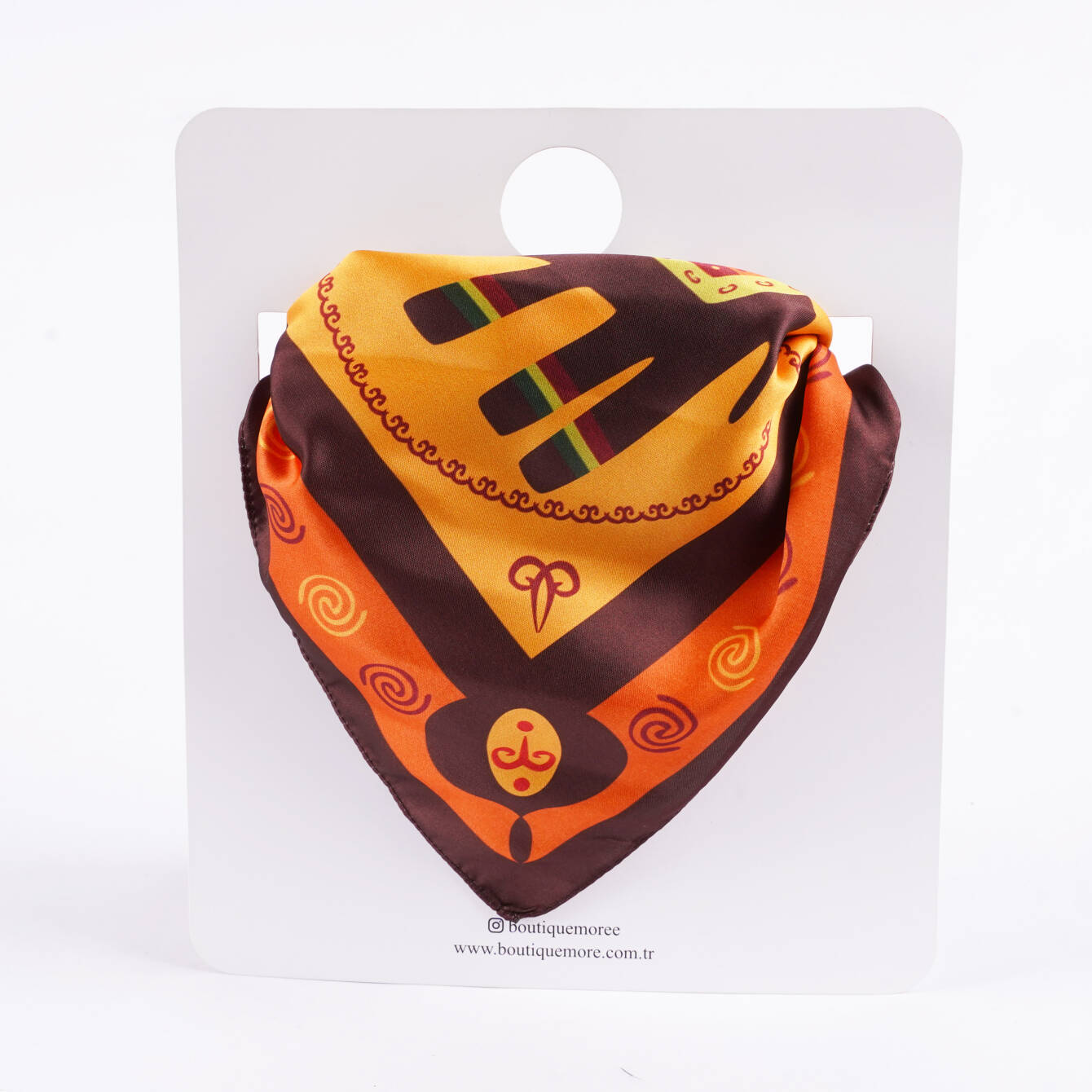 Etnik Desenli Şık Fular - 1