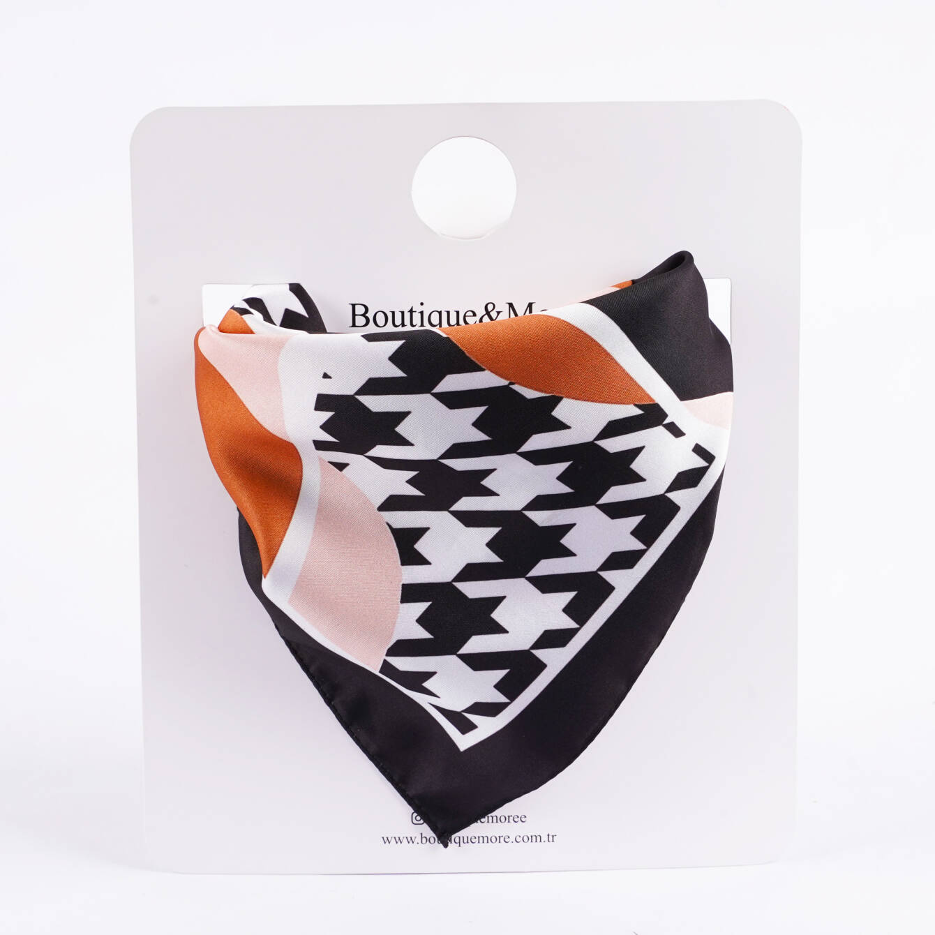 Geometrik Desenli Fular - 2