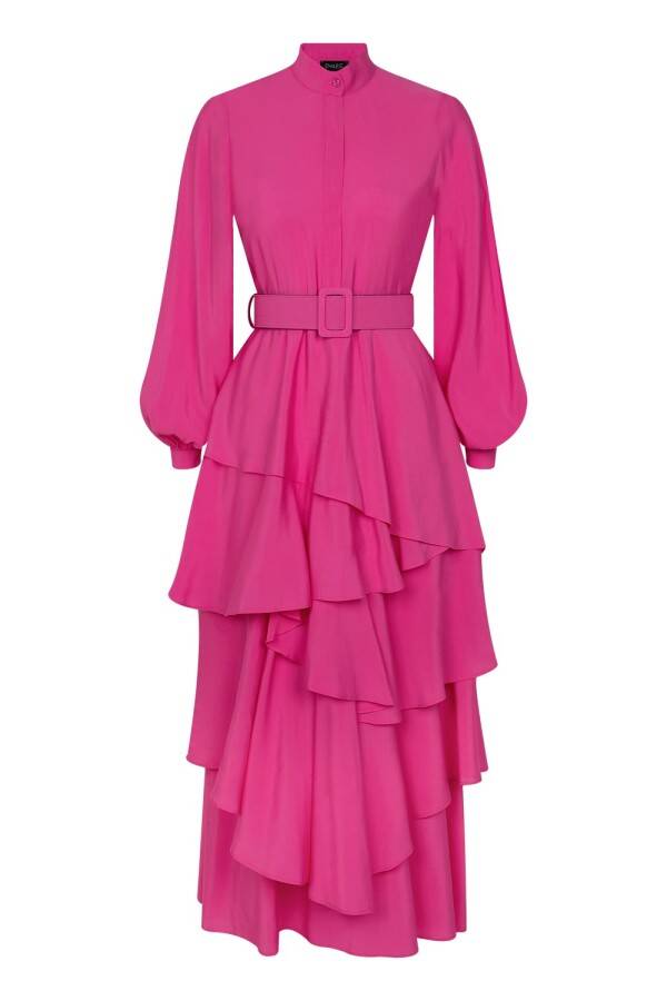 Kat Kat Elbise Pembe - 4