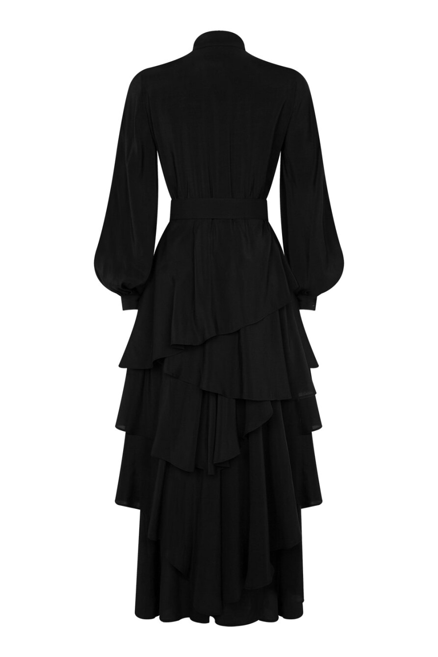 Kat Kat Elbise Siyah - 4