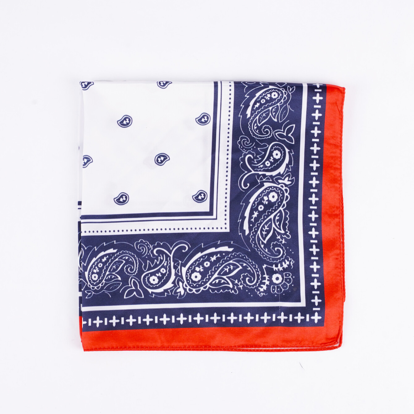 Klasik Bandana Desenli Şık Fular - 2