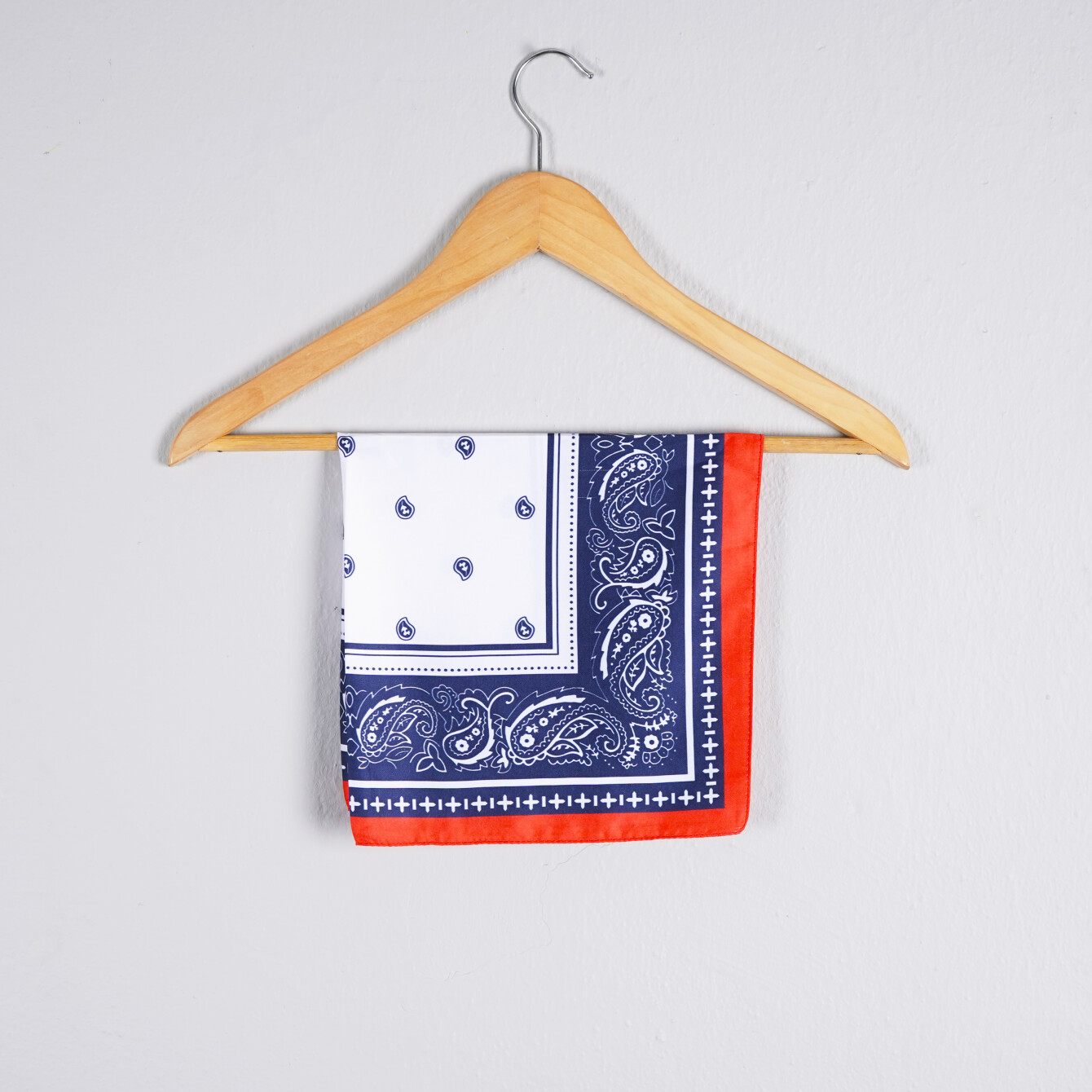 Klasik Bandana Desenli Şık Fular - 4