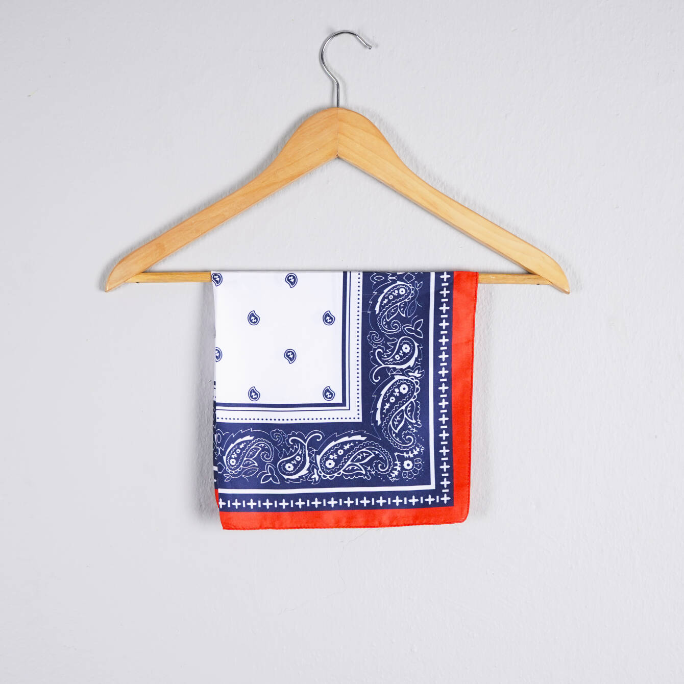 Klasik Bandana Desenli Şık Fular - 4