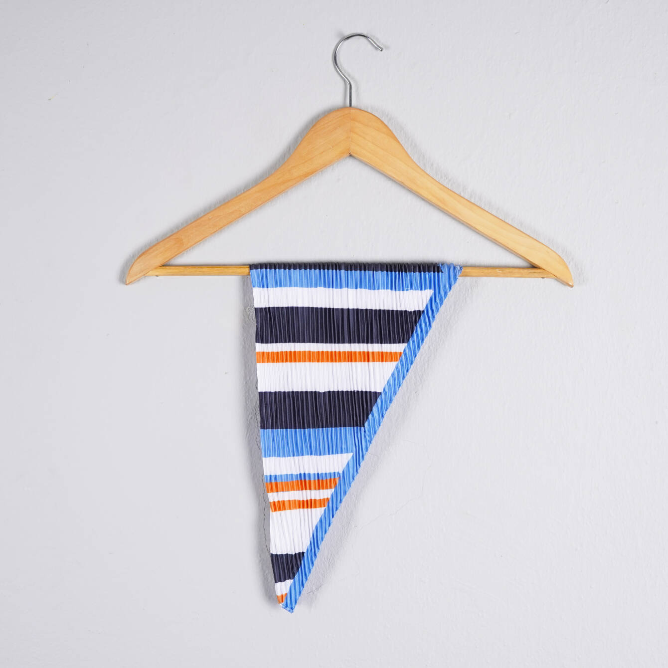 Modern Çizgili Piliseli Fular - 3