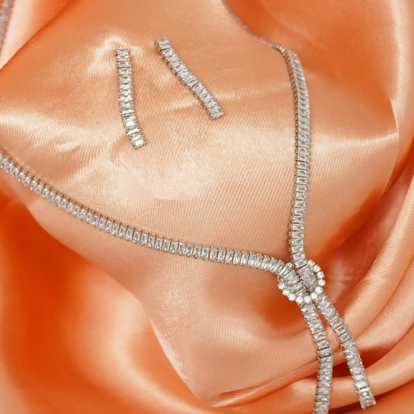 Modern Tasarımlı Takı Seti (Kolye ve Küpe) - 6