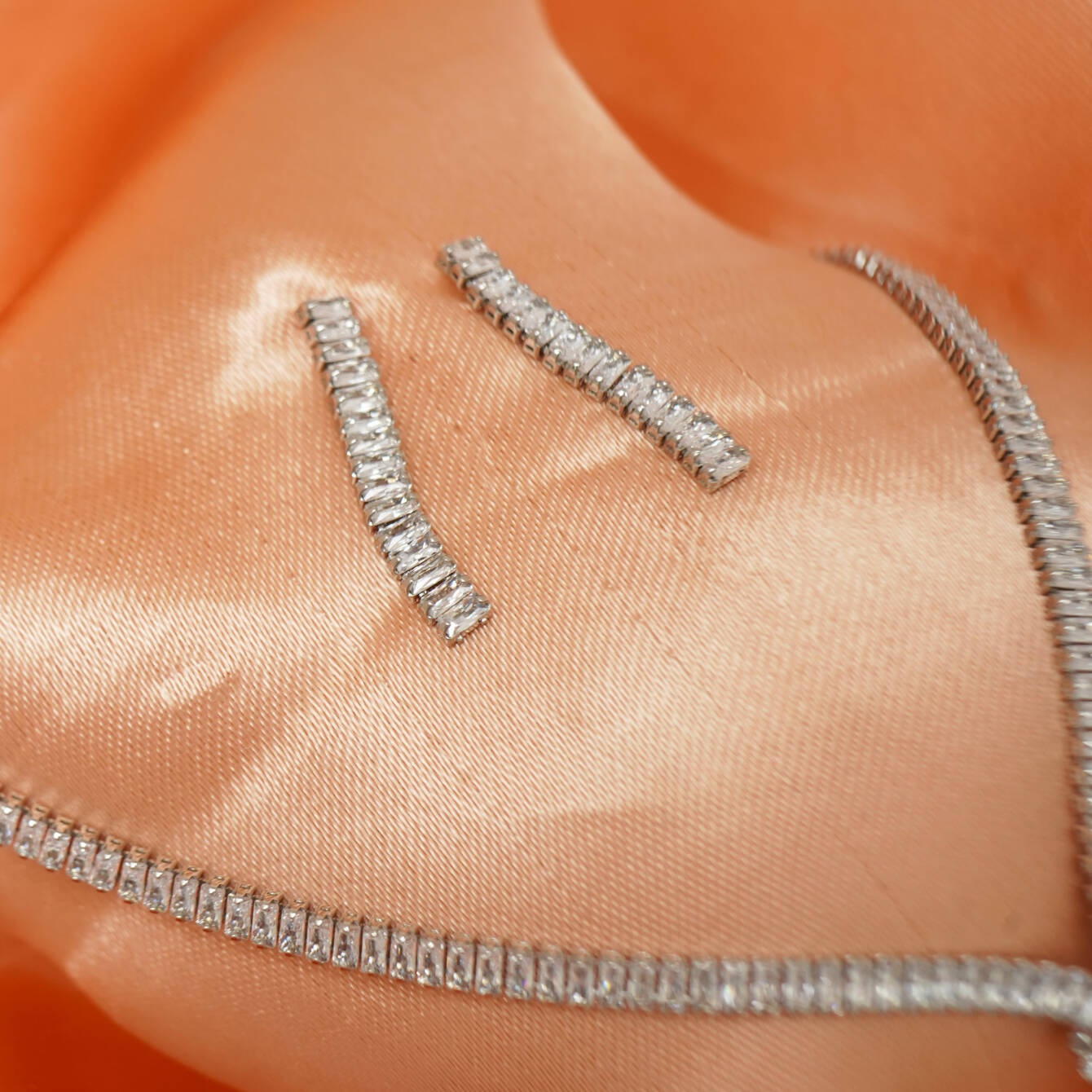 Modern Tasarımlı Takı Seti (Kolye ve Küpe) - 7