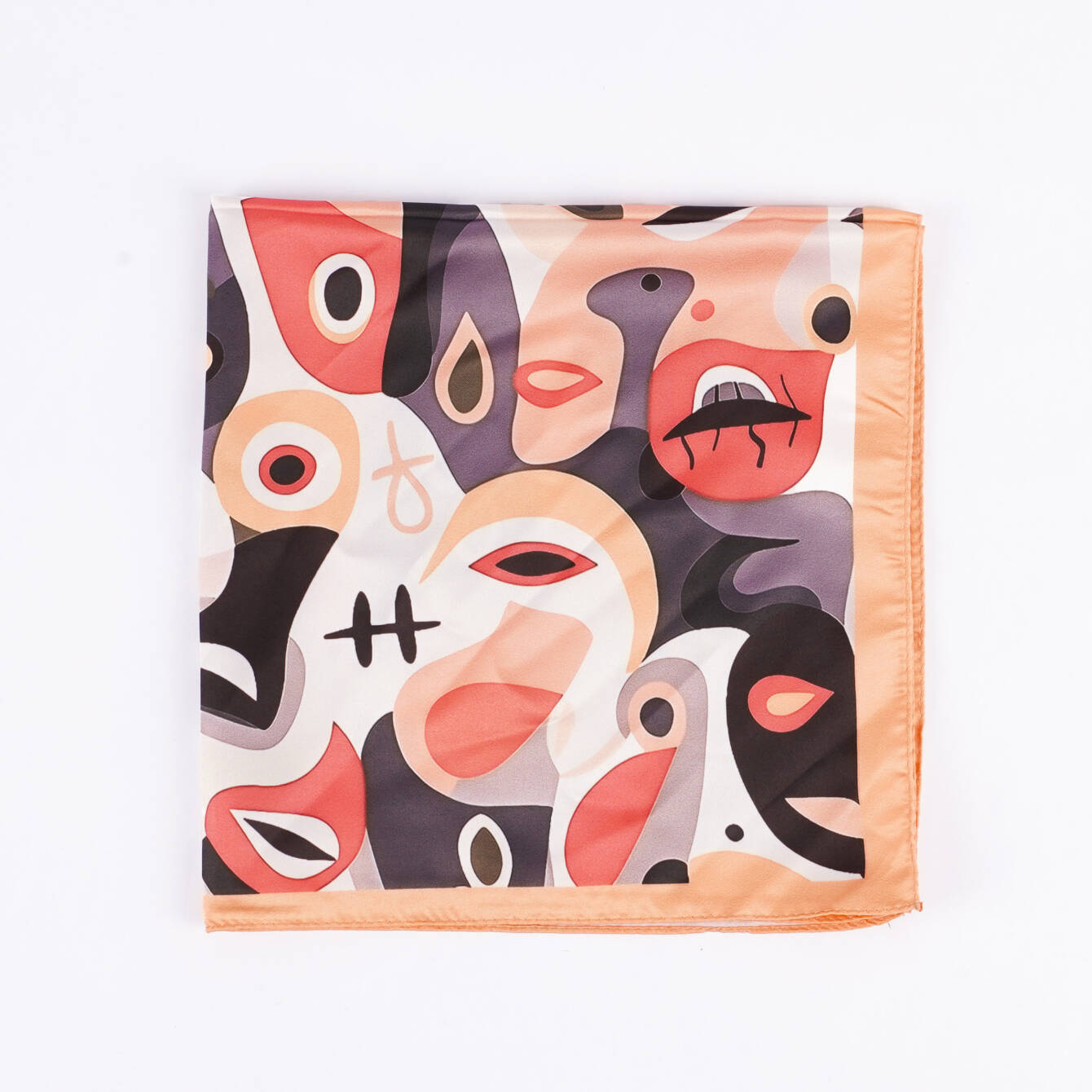 Modern ve Soyut Desenli Şık Fular - 2