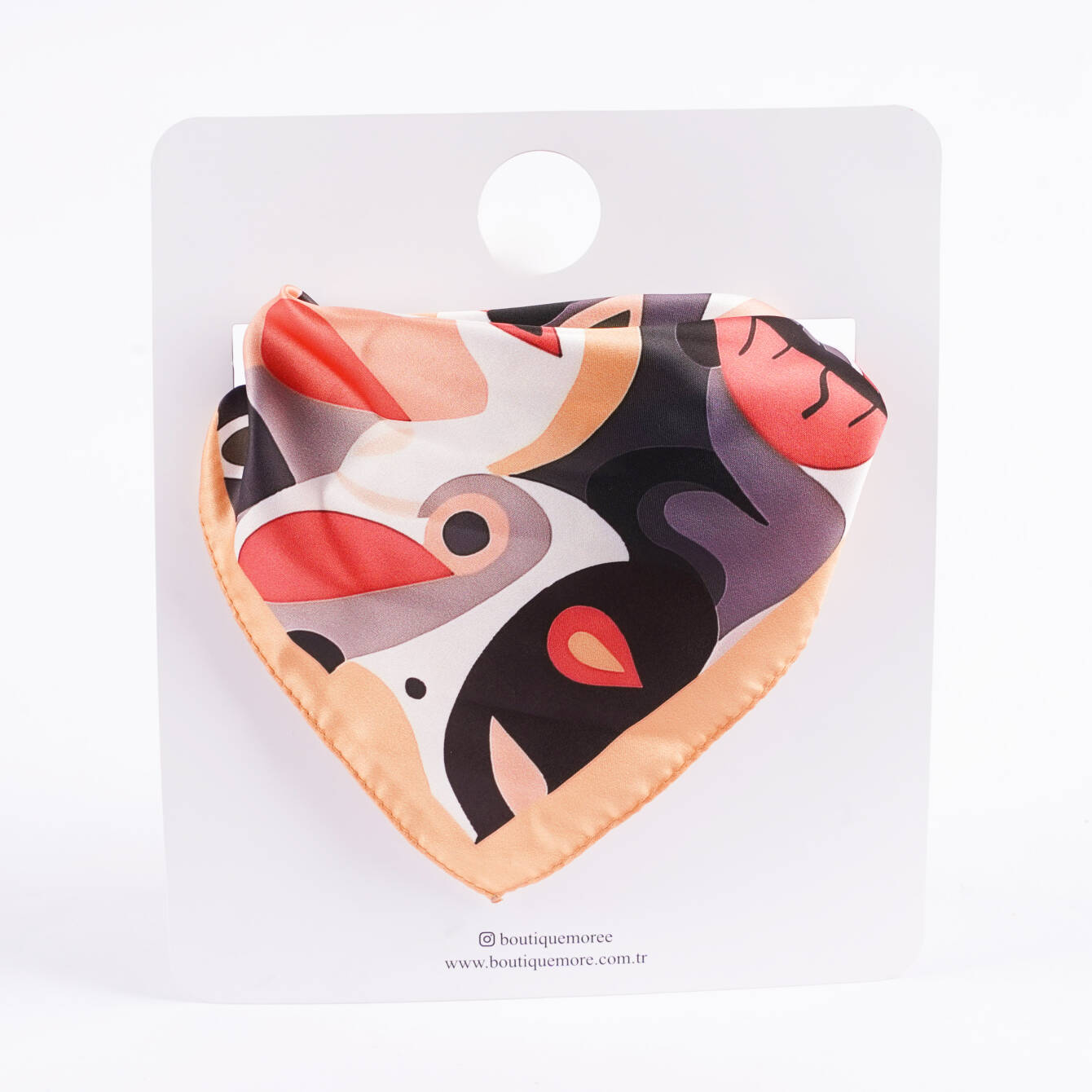 Modern ve Soyut Desenli Şık Fular - 1