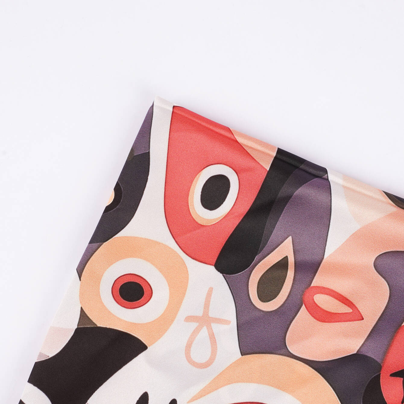 Modern ve Soyut Desenli Şık Fular - 4