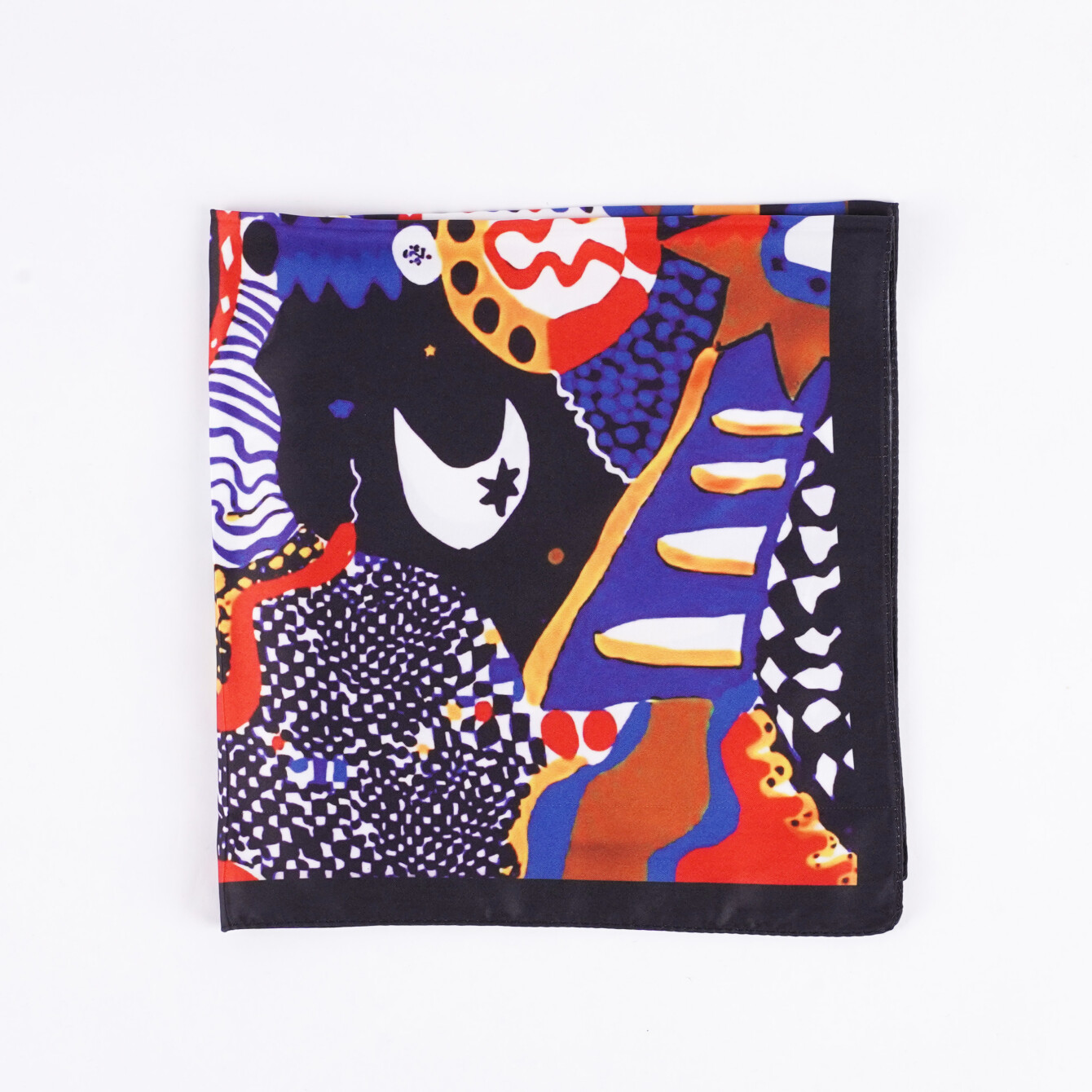 Sanatsal Desenli Şık Fular - 2