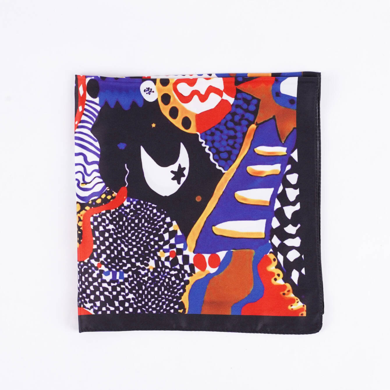 Sanatsal Desenli Şık Fular - 2