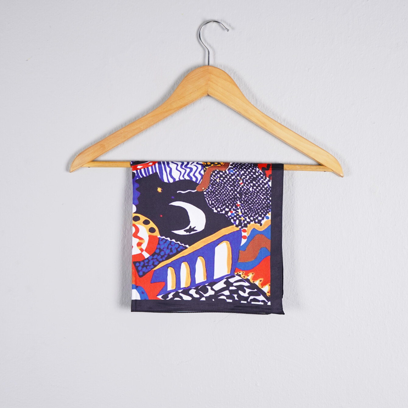 Sanatsal Desenli Şık Fular - 3