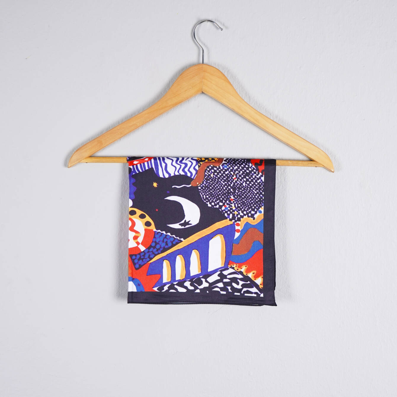 Sanatsal Desenli Şık Fular - 3