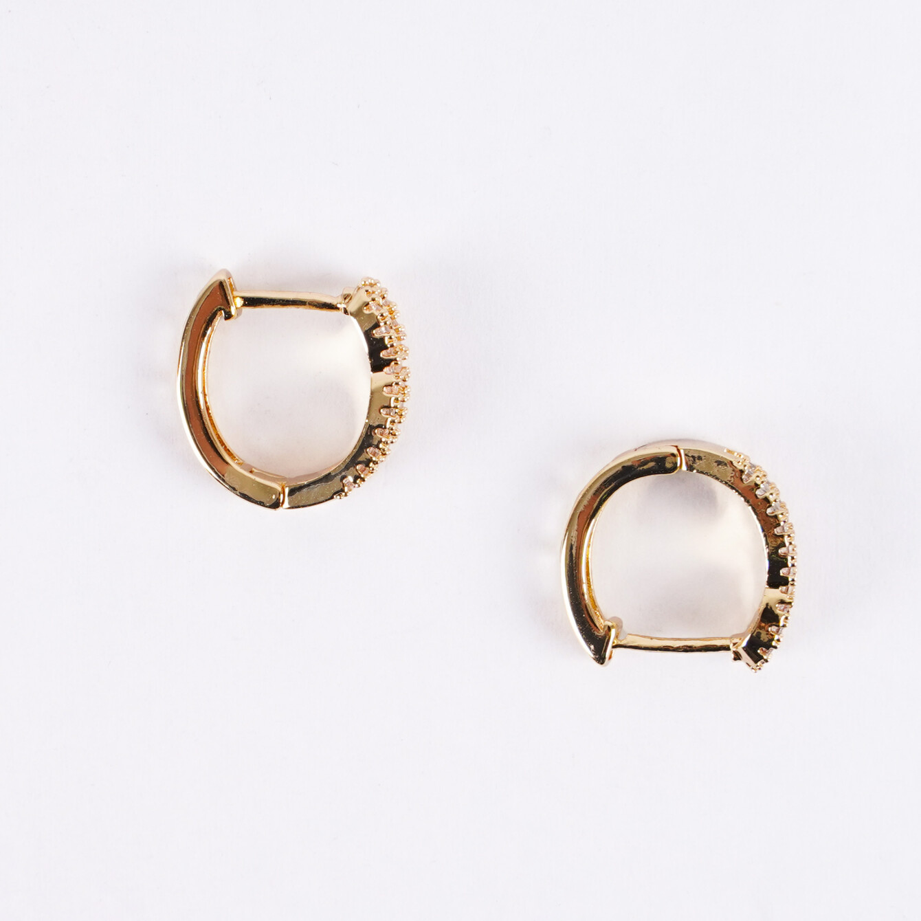 Şık Baget Taşlı Küpe - Günlük ve Özel Kullanım - 5