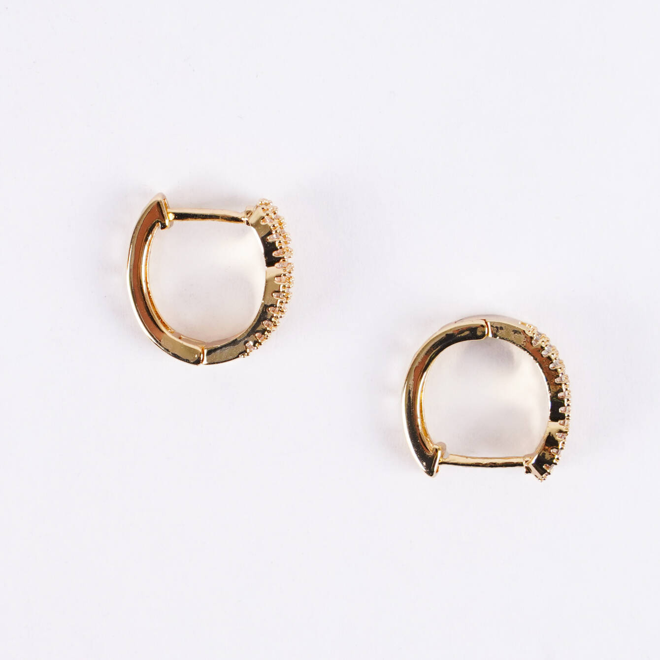 Şık Baget Taşlı Küpe - Günlük ve Özel Kullanım - 5