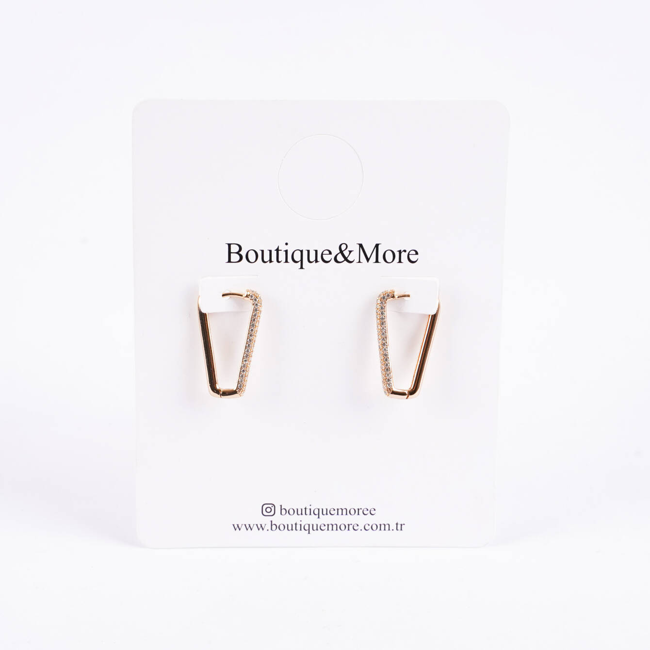 Şık Üçgen Küpe - Günlük ve Özel Kullanım - 1