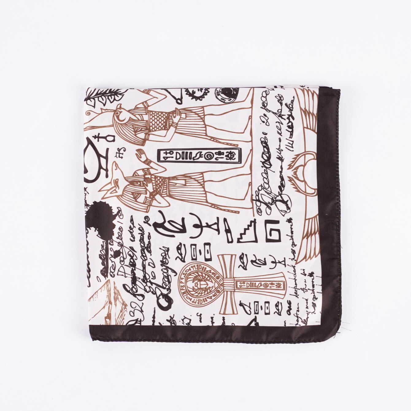 Vintage Desenli Fular - 2