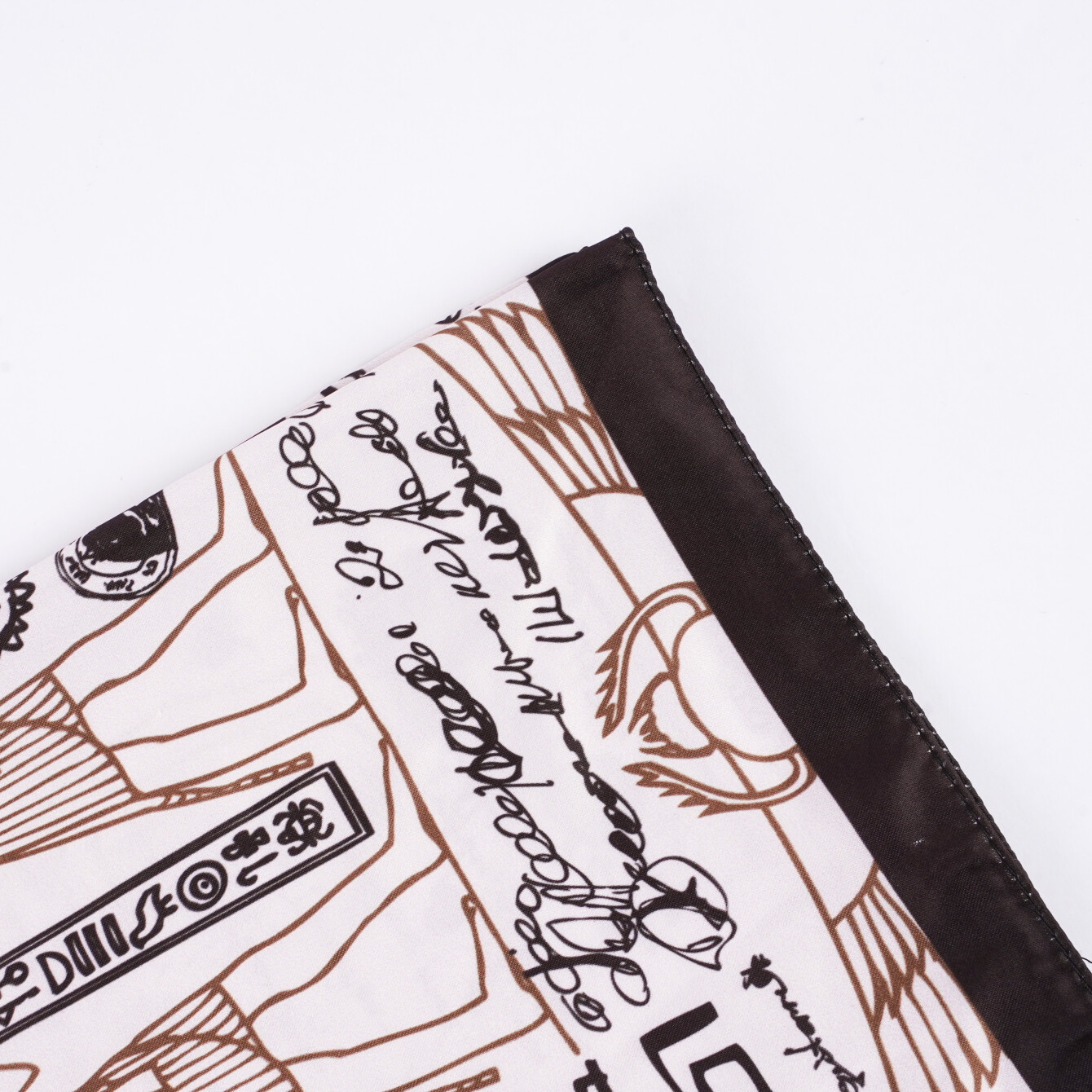 Vintage Desenli Fular - 5