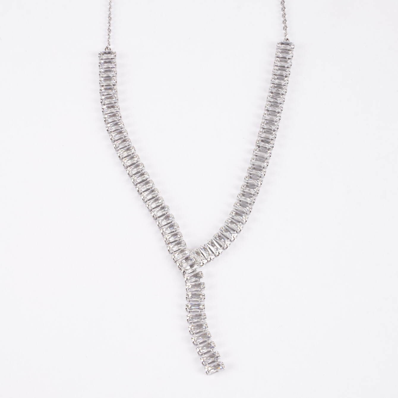 Zarif Taşlı Takı Seti (Kolye ve Küpe) - 4